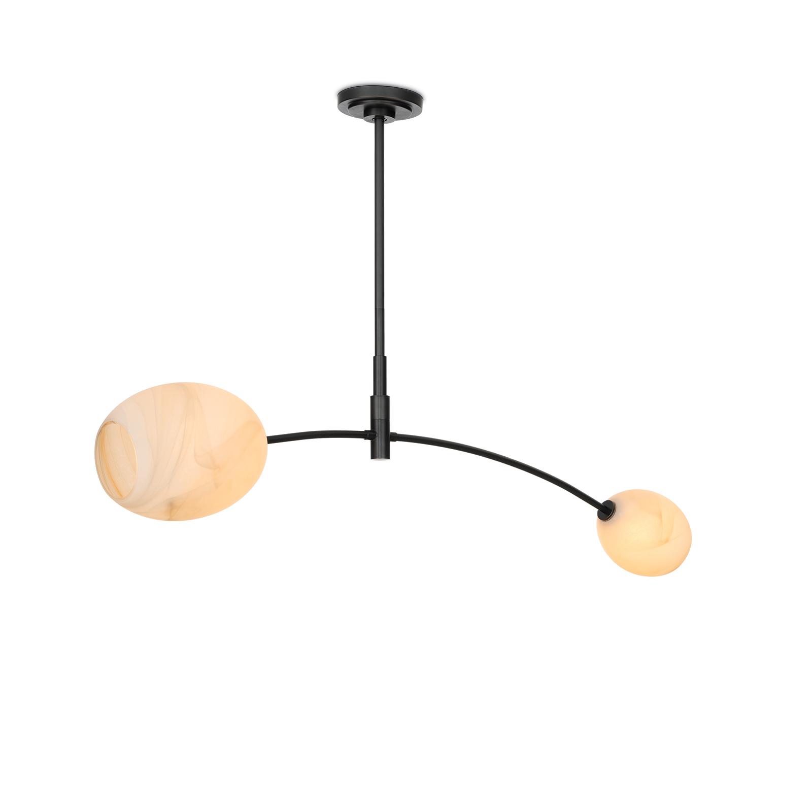 Artemis Bronze & Alabaster Double Pendant | Regina Andrew Detroit